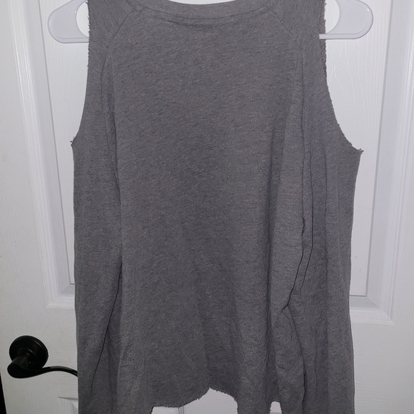 PINK sweatshirt open shoulder - Picture 3 of 3